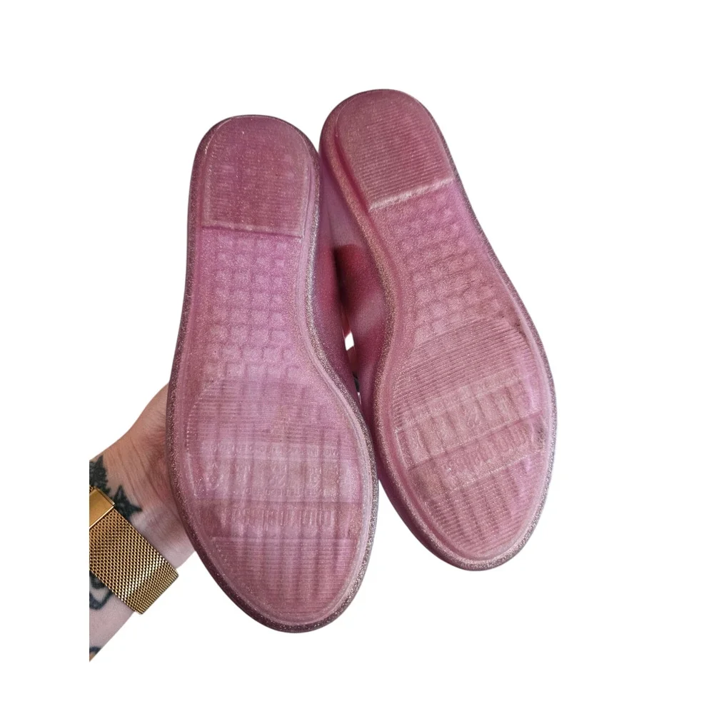Mini Melissa Girls Sz 13 Sweet Love + Disney Princess Ariel flats